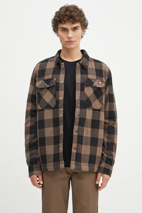 Bunda Dickies přechodné hnědá DK0A4XGRBLK