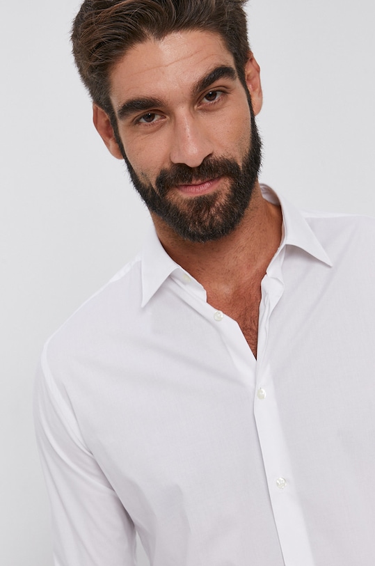 Liu Jo Koszula M000P201MILANO z elastanem biały M000P201MILANO