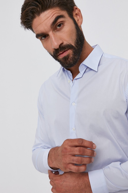 Liu Jo Koszula M000P201MILANO z elastanem niebieski M000P201MILANO