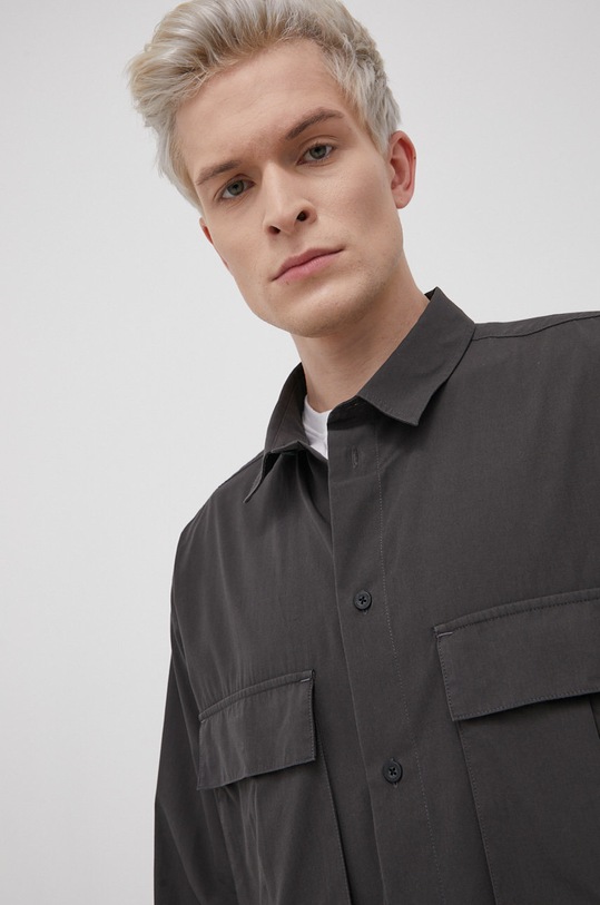 Бавовняна сорочка Dr. Denim сірий 2141108B85