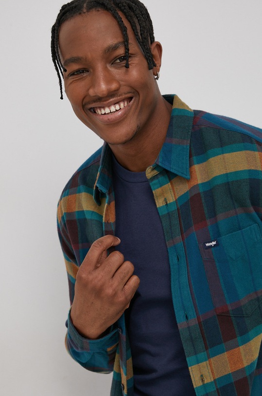 Wrangler Koszula bawełniana W5A14CXCE multicolor