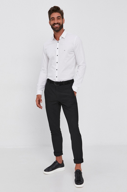 Odzież Calvin Klein Koszula K10K107346.4890 biały