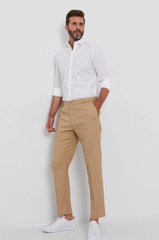 Odzież Calvin Klein Jeans Koszula J30J319065.4890 J30J319065.4890 biały