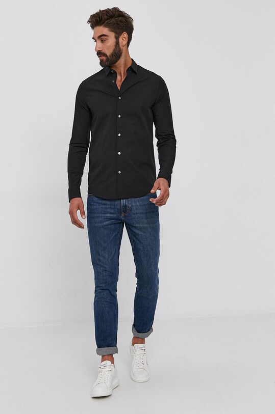 Odzież Calvin Klein Jeans Koszula J30J319065.4890 J30J319065.4890 czarny