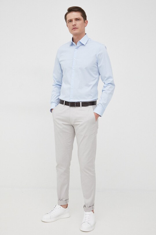 Рубашка Calvin Klein K10K108229.4890 голубой AA00