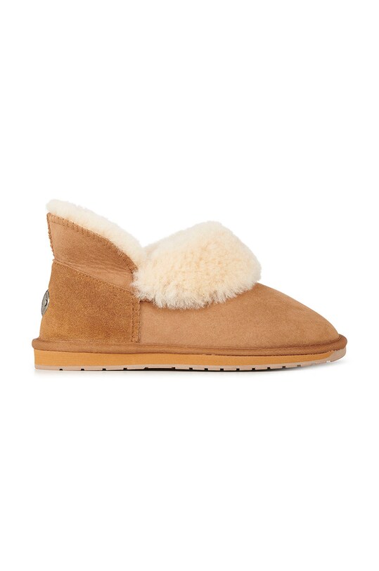 Emu Australia Śniegowce zamszowe Platinum Mintaro brak zapięcia brązowy WP1185.Chestnut