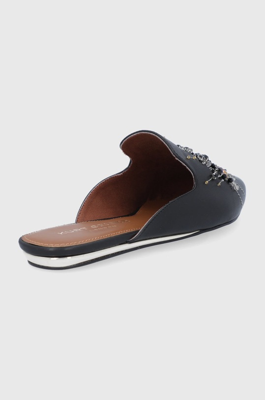Încălțăminte Kurt Geiger London Șlapi de piele OL.EYE.0 negru