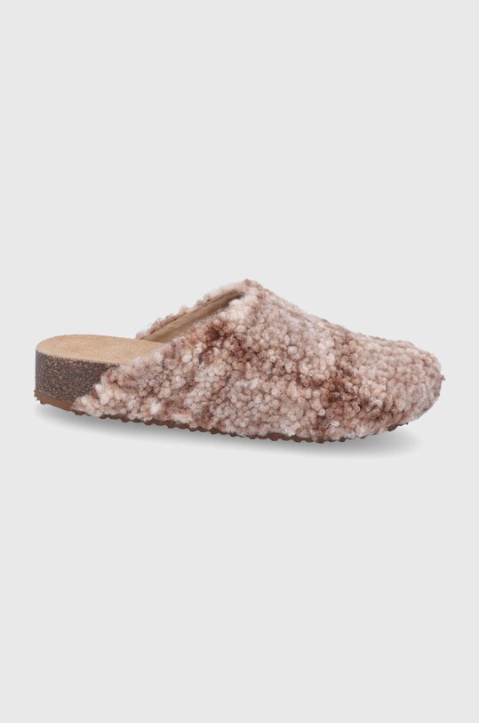 Pantofle Steve Madden Vesa hnědá SM11001504.NATURAL.MUL