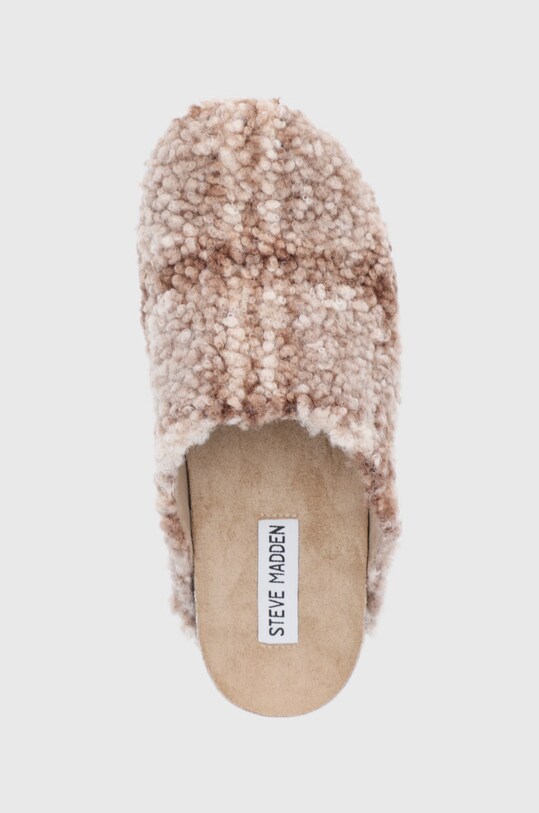 Pantofle Steve Madden Vesa hnědá SM11001504.NATURAL.MUL