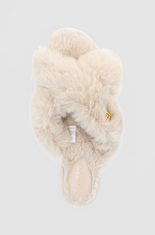 Lauren Ralph Lauren Kapcie Sydni beżowy 802851160003.101