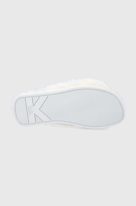 Karl Lagerfeld Kapcie KL49005T.WF1 KL49005T.WF1 biały