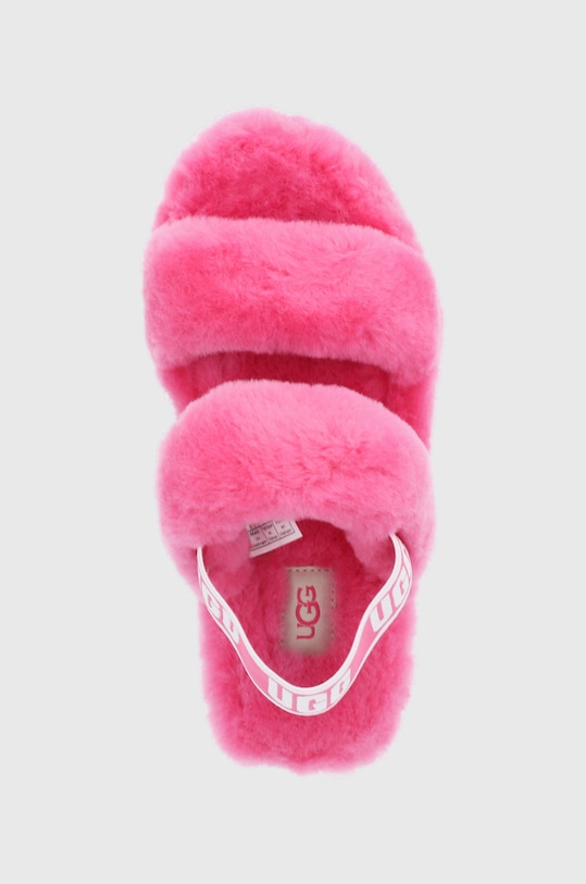 Вълнени пантофи UGG розов 1107953.BRY