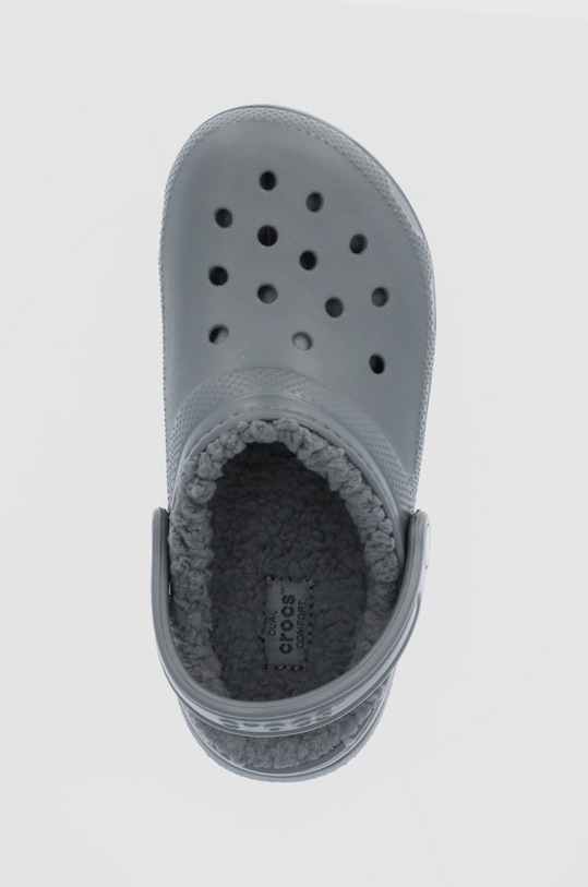 Crocs kapcie CLASSIC LINED CLOG szary ASSIC.LINED.CLOG.203591