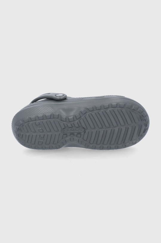 Crocs kapcie CLASSIC LINED CLOG ASSIC.LINED.CLOG.203591 szary
