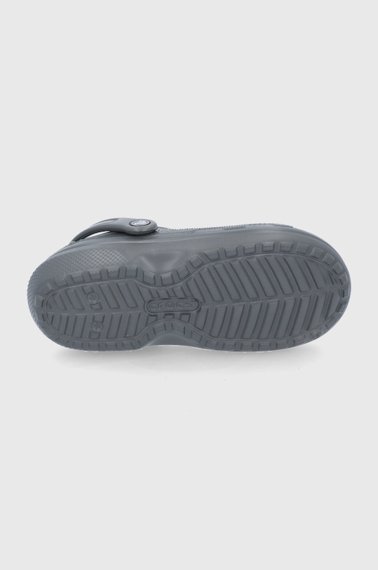 Crocs kapcie CLASSIC LINED CLOG ASSIC.LINED.CLOG.203591 szary