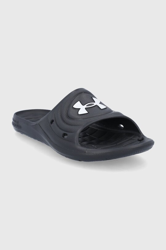Under Armour Papuci 3023758 3023758 negru AW24