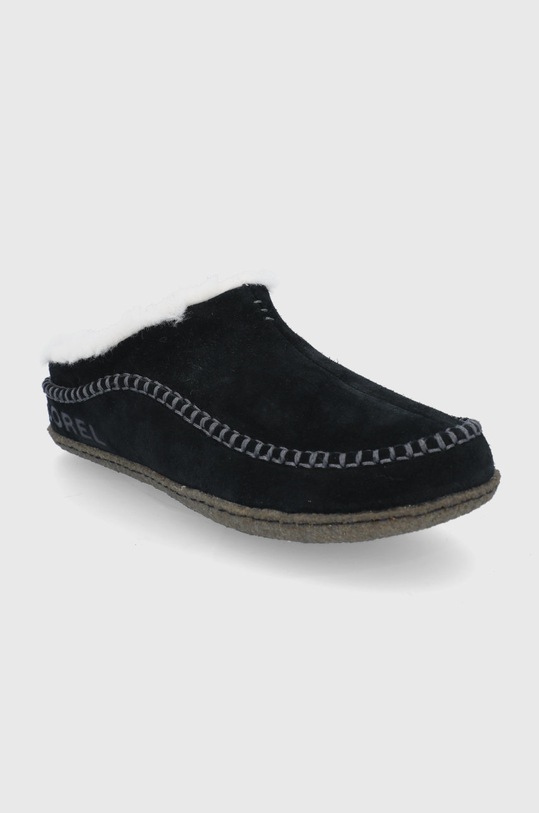 Sorel Kapcie zamszowe 1923641.BLACK czarny AW21