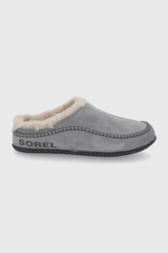 Sorel Papuci din piele întoarsă gri 1923641.Quarry
