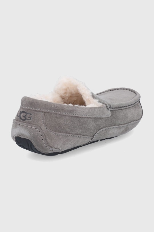 Obuwie UGG Kapcie skórzane Ascot 1101110.GREY szary
