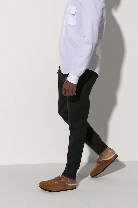 Παντόφλες σουέτ Birkenstock Boston 1001141.Sheepskin.Mink