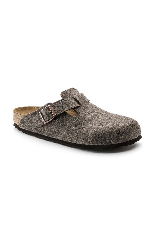 Birkenstock papuci de casa Boston 160581.CACAO gri AW24