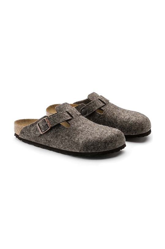 Încălțăminte Birkenstock papuci de casa Boston 160581.CACAO gri
