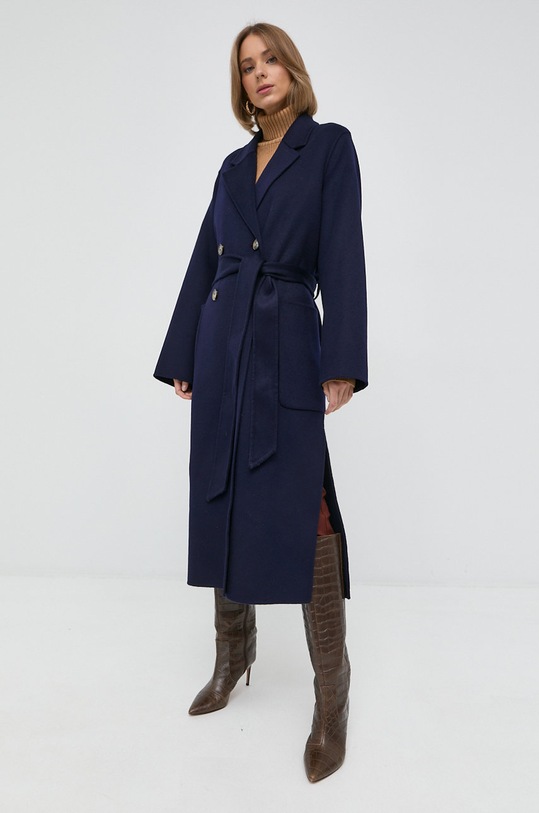 Ivy Oak Płaszcz IO1121F1064 granatowy AW21