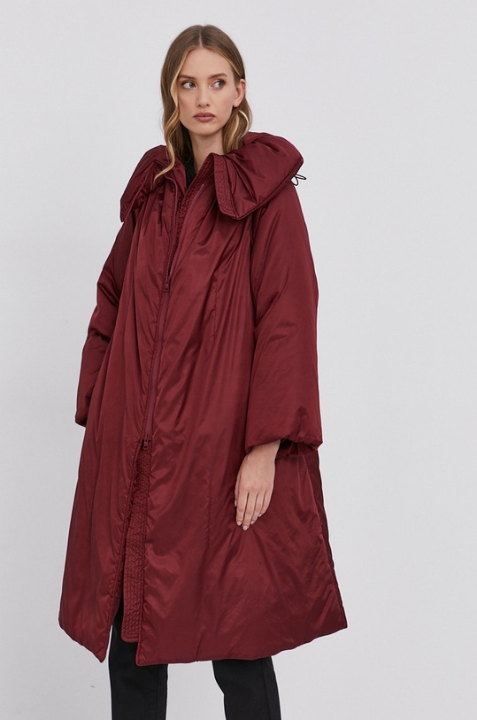 Red Valentino Geacă cu captuseala burgundia WR3CK00R63K