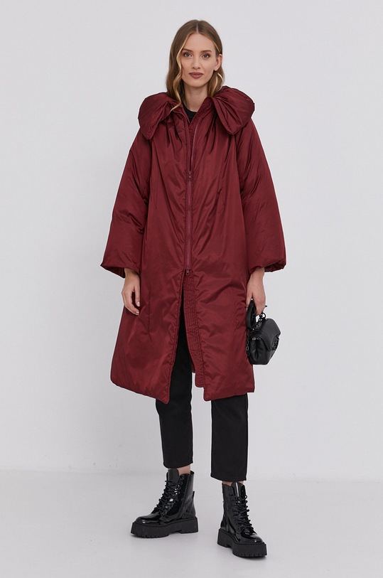 Red Valentino Geacă WR3CK00R63K burgundia AW21