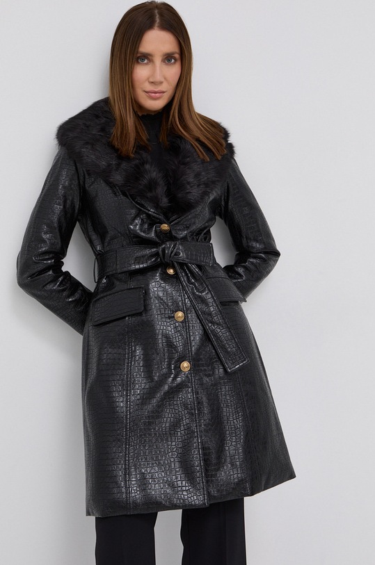 Kabát Marciano Guess jemné zateplenie čierna 1BGL05.9610Z