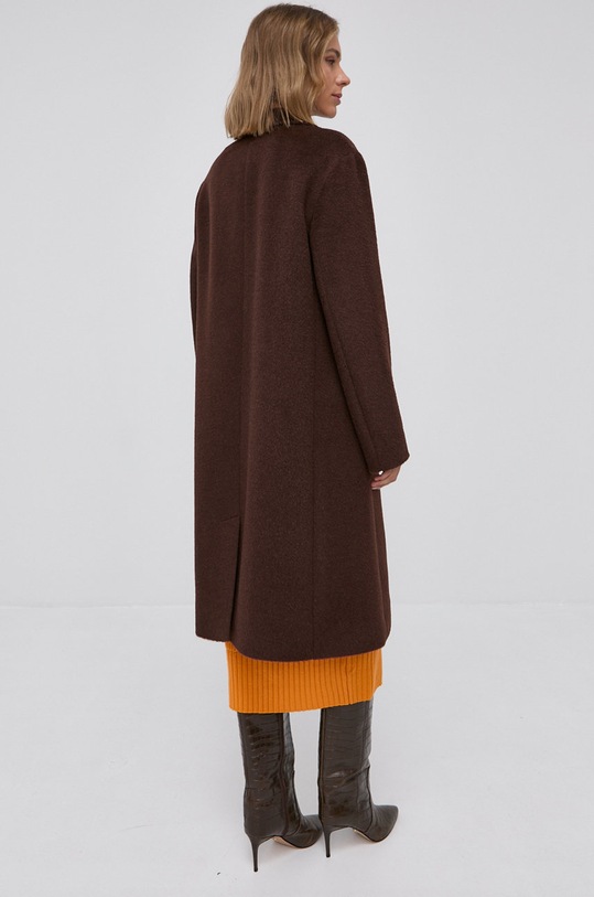 Oblečení Vlněný kabát Boss 50457938 hnědá