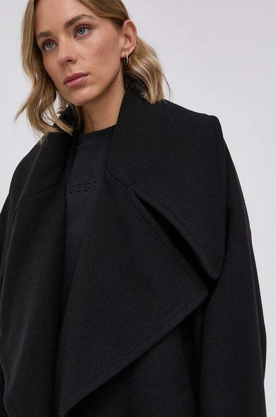 Twinset Płaszcz czarny 212AT2062