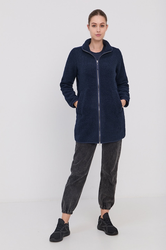 Jack Wolfskin bluza sportowa High Curl 1708721 granatowy AW22