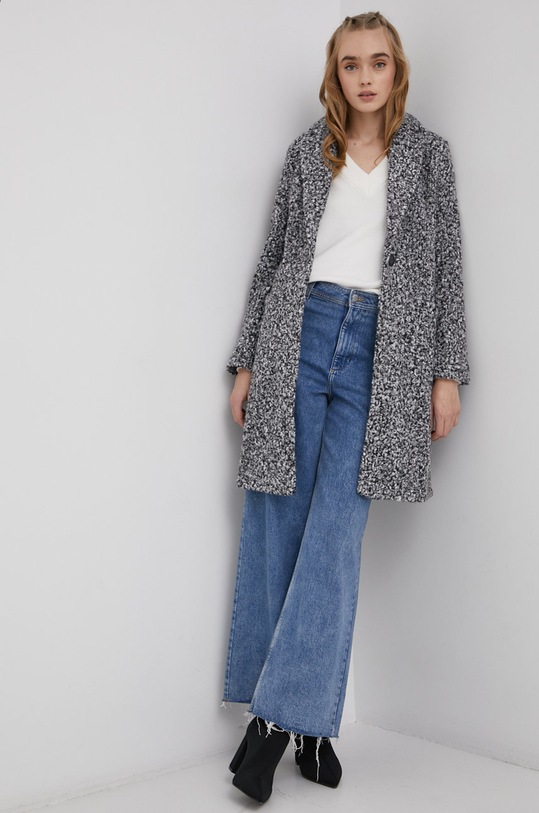 JDY Płaszcz 15220234.Black szary AW21