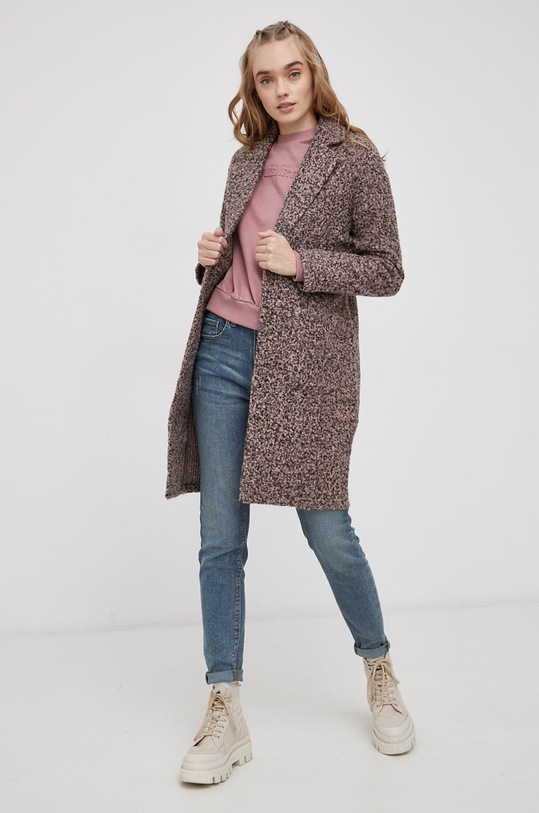 JDY Płaszcz 15220234.PaleDogwoo różowy AW21