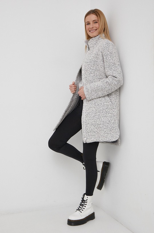 Tom Tailor kabát gyapjú keverékből 1027020.18665 szürke AW21