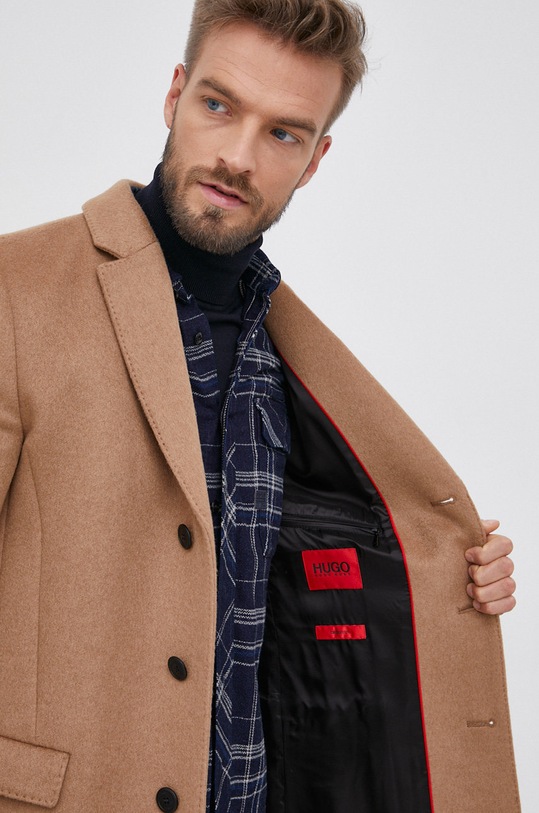 Vlnený kabát Hugo 50459763