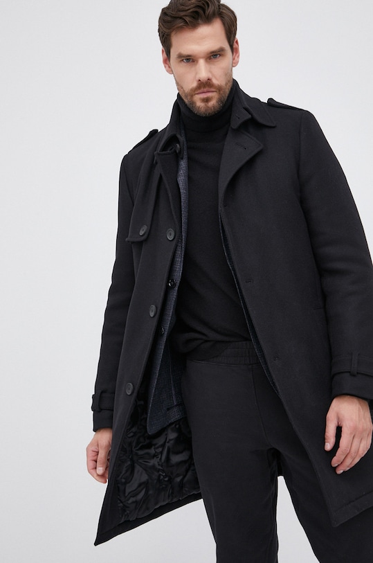 Παλτό Drykorn μαύρο 45108.1000