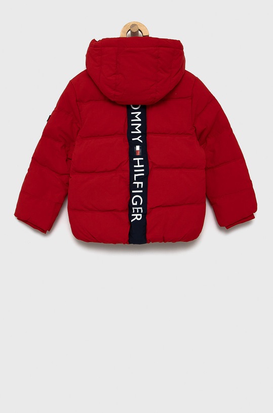 Dětská bunda Tommy Hilfiger KB0KB06978.4890 červená AW21