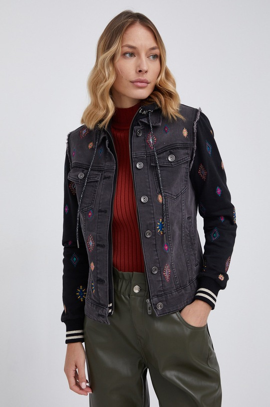 Desigual Kurtka 21WWED31 nieocieplane czarny 21WWED31