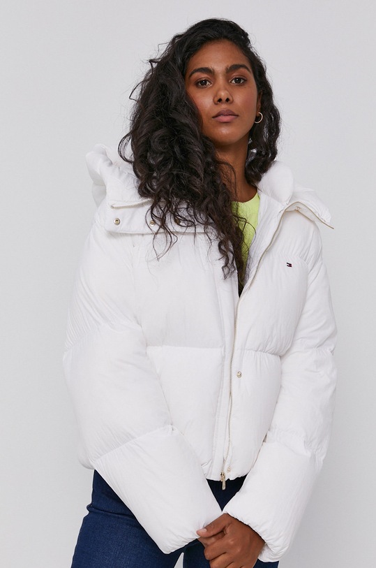 Пухова куртка Tommy Hilfiger з утепленням білий WW0WW29933.4890