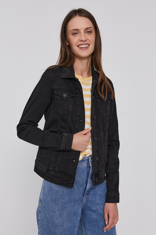 Džínová bunda Pepe Jeans riflovina námořnická modř PL400755XD6.000