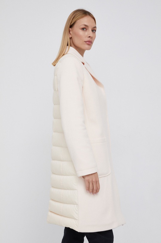 Woolrich Płaszcz wełniany pozostałe beżowy CFWWOU0499FRUT2705
