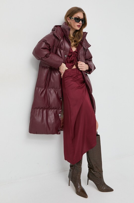 Bunda Guess W1BL03.WE480 burgundské AW22