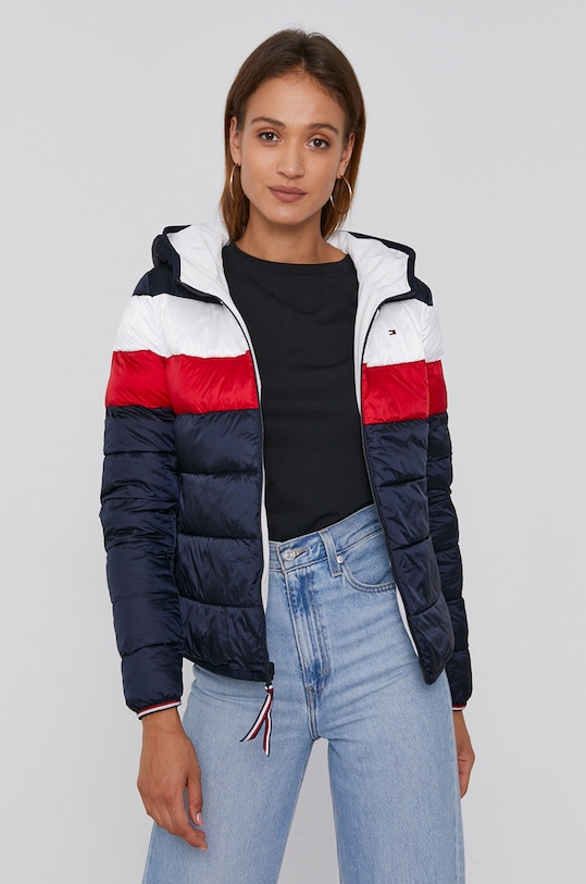 Μπουφάν δυο όψεων Tommy Hilfiger WW0WW31288.4890 λευκό AW21