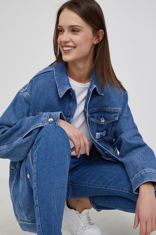 Дънково яке Calvin Klein Jeans син J20J217095.4890