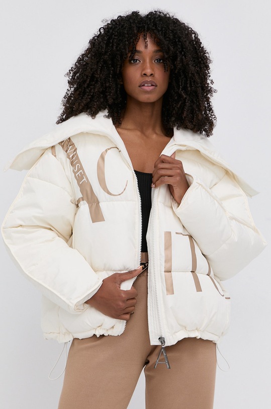 Twinset Kurtka bez kaptura beżowy 212AT2041