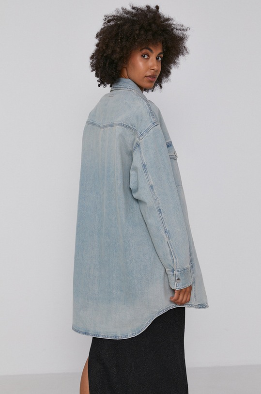 Odzież Armani Exchange Kurtka jeansowa 6KYB44.Y1EAZ 6KYB44.Y1EAZ niebieski