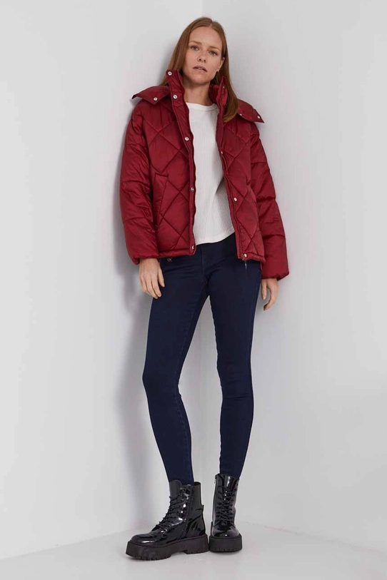 Pepe Jeans Geaca de ploaie Claude cu captuseala burgundia PL401980.287