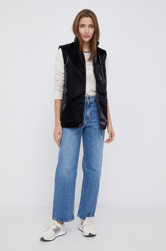 Αμάνικο μπουφάν Rains 1531.01 μαύρο AW21